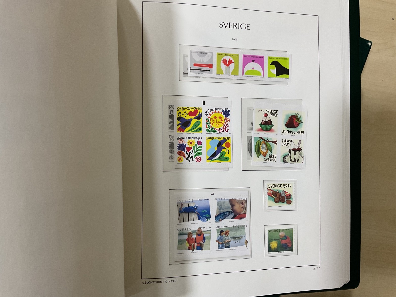 Sweden stamps. 2002 - 2008. MNH. Kabe album. G/206*