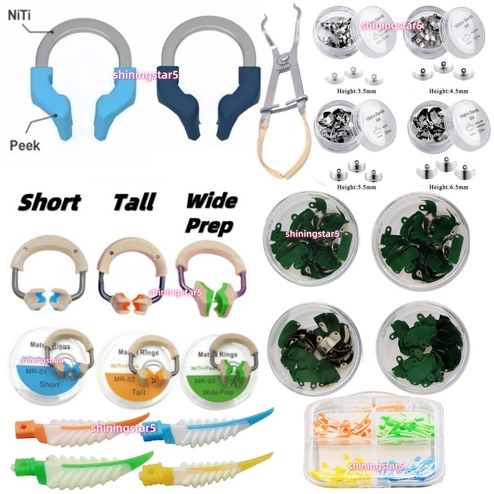 Dental Matrix Bands Ring Sectional Matrice Clamp Fit Garrison Palodent V3 System