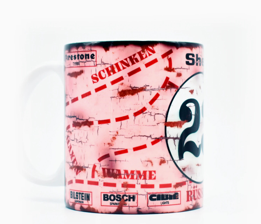 Porsche 917 Racing Coffee Tea Mug / Le Mans Porsche 917 Pink Pig