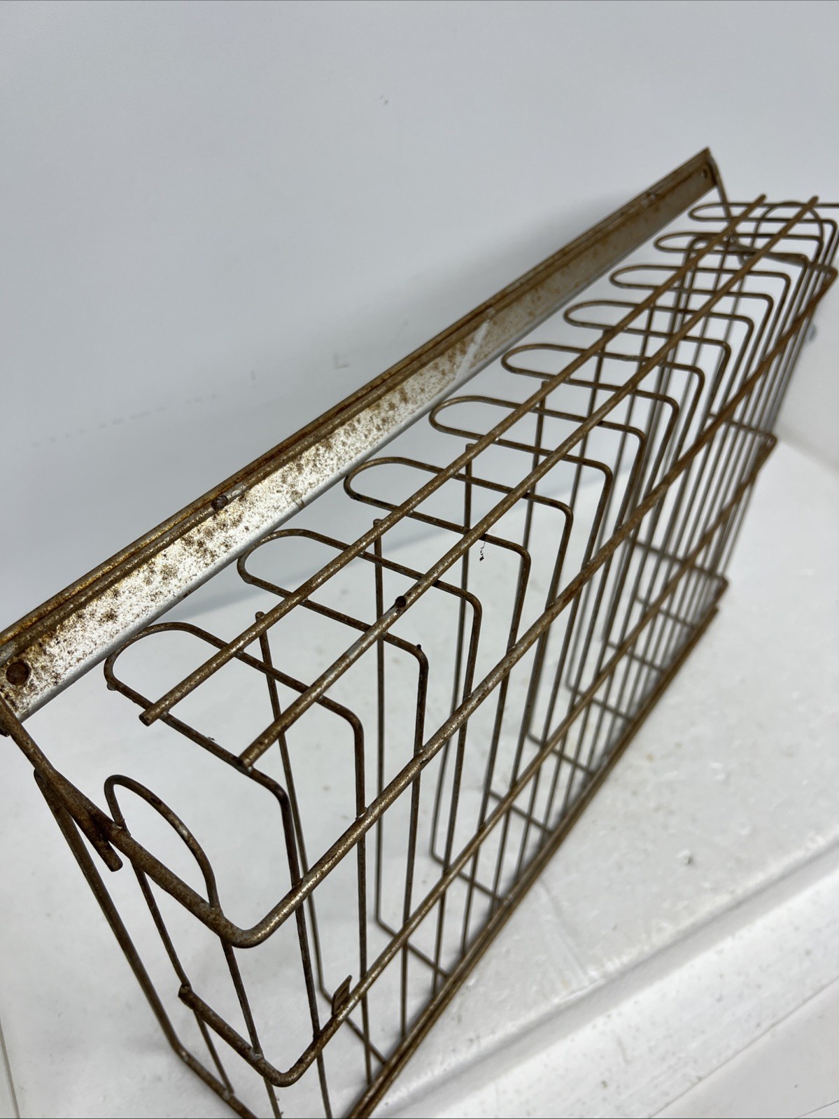 Metal Wire Rack Cigarette Advertising Display Vintage Country General Store 40s