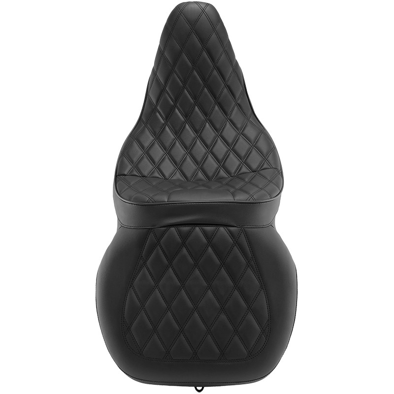 Driver Passenger Seat Low-Pro For Harley Touring Electra Glide Classic 1997-2007