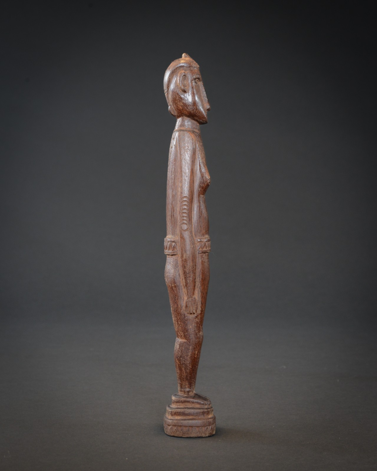 FEMALE ANCESTOR FIGURE, Massim, Papua New Guinea.