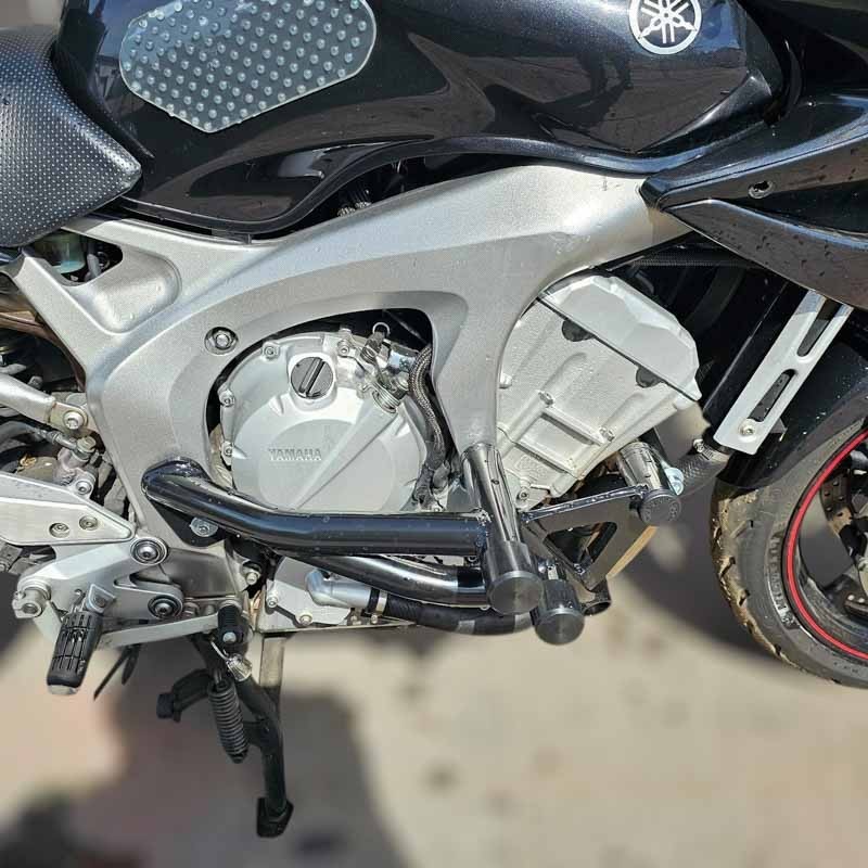 Crash Cage Engine Guard Bar Yamaha FZ6 Fazer (2004-2009) S1 S2 Stunt Gymkhana