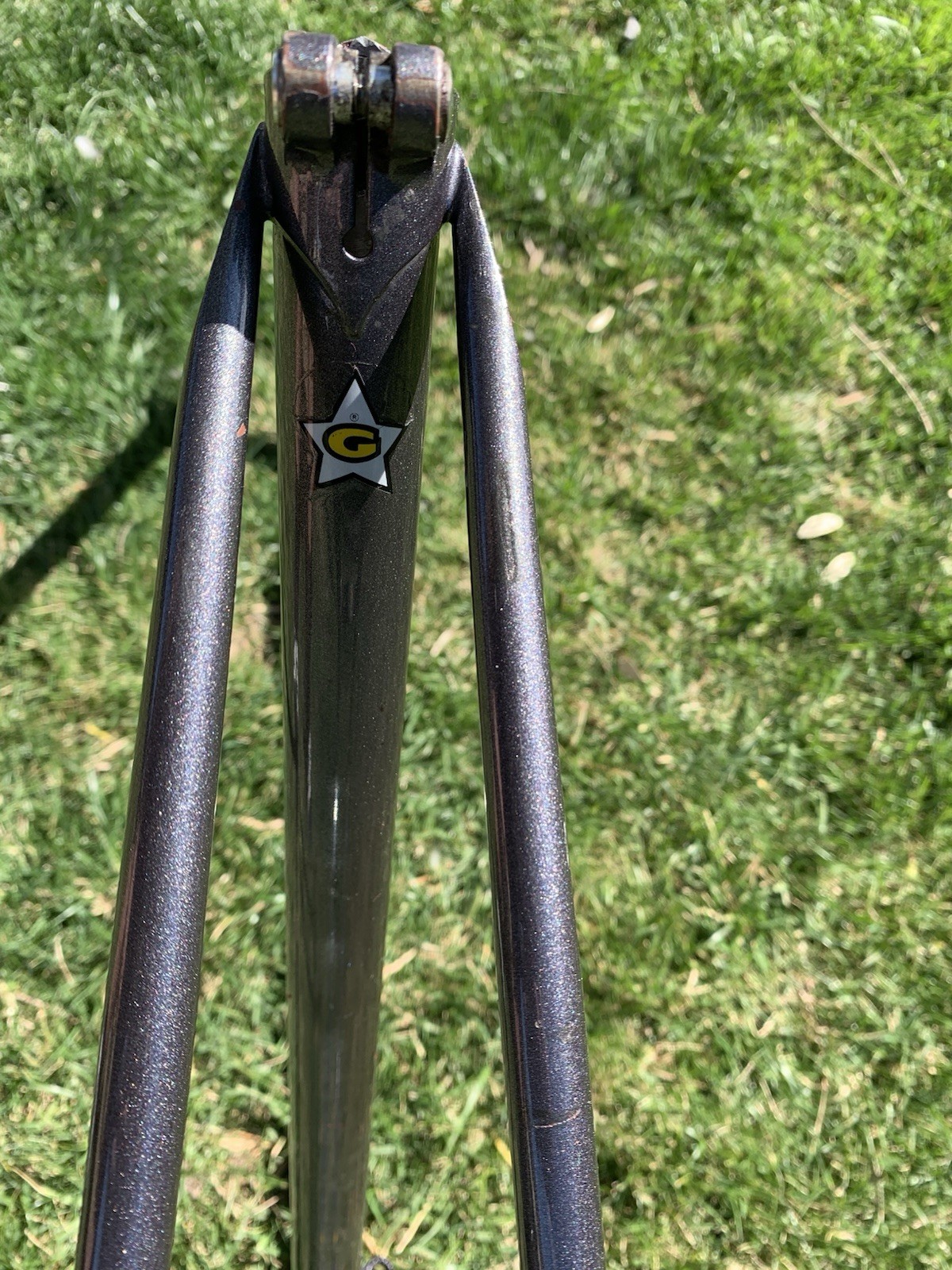 62cm x 60cm 1991 Guerciotti Steel Road Bike Frame Columbus TSX Clears 30mm Tire!