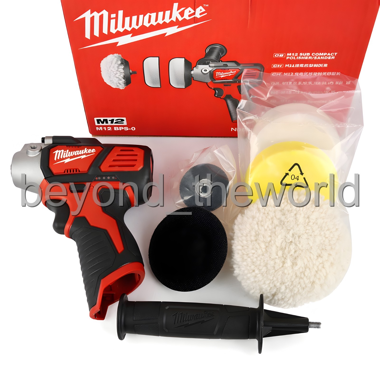 [Milwaukee] M12 BPS-0 Cordless Sub Compact Polisher Sander Grinder Body Only