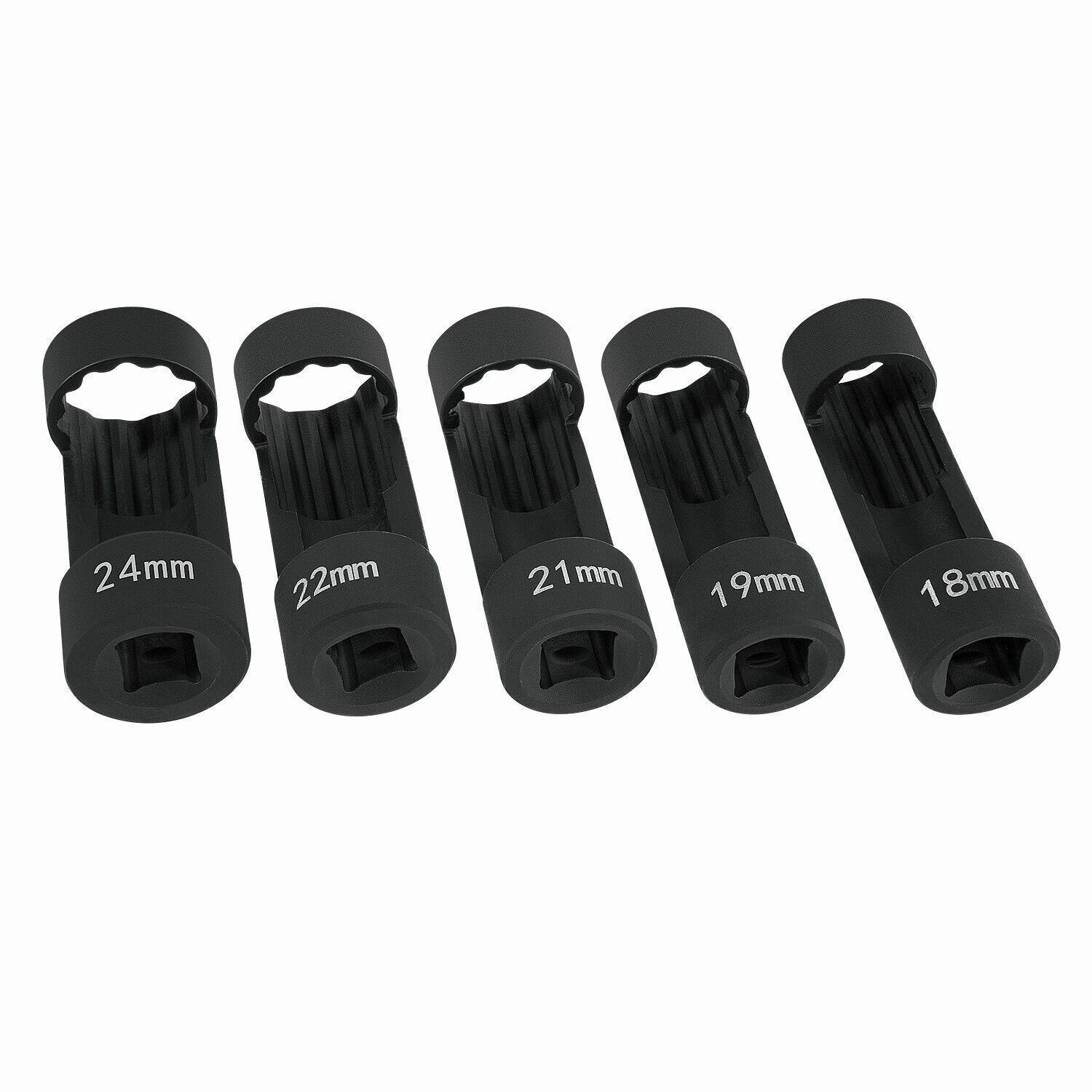 1/2" Drive Suspension Shock Tool Strut Nut Socket Set 18mm 19mm 21mm 22mm 24mm