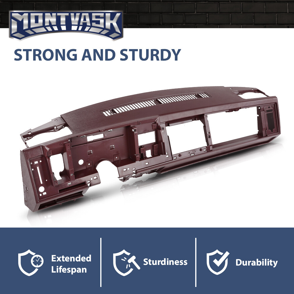 Fit For 1988-1994 Chevy GMC C/K Truck Suburban Blazer Dashboard Dash Core Red