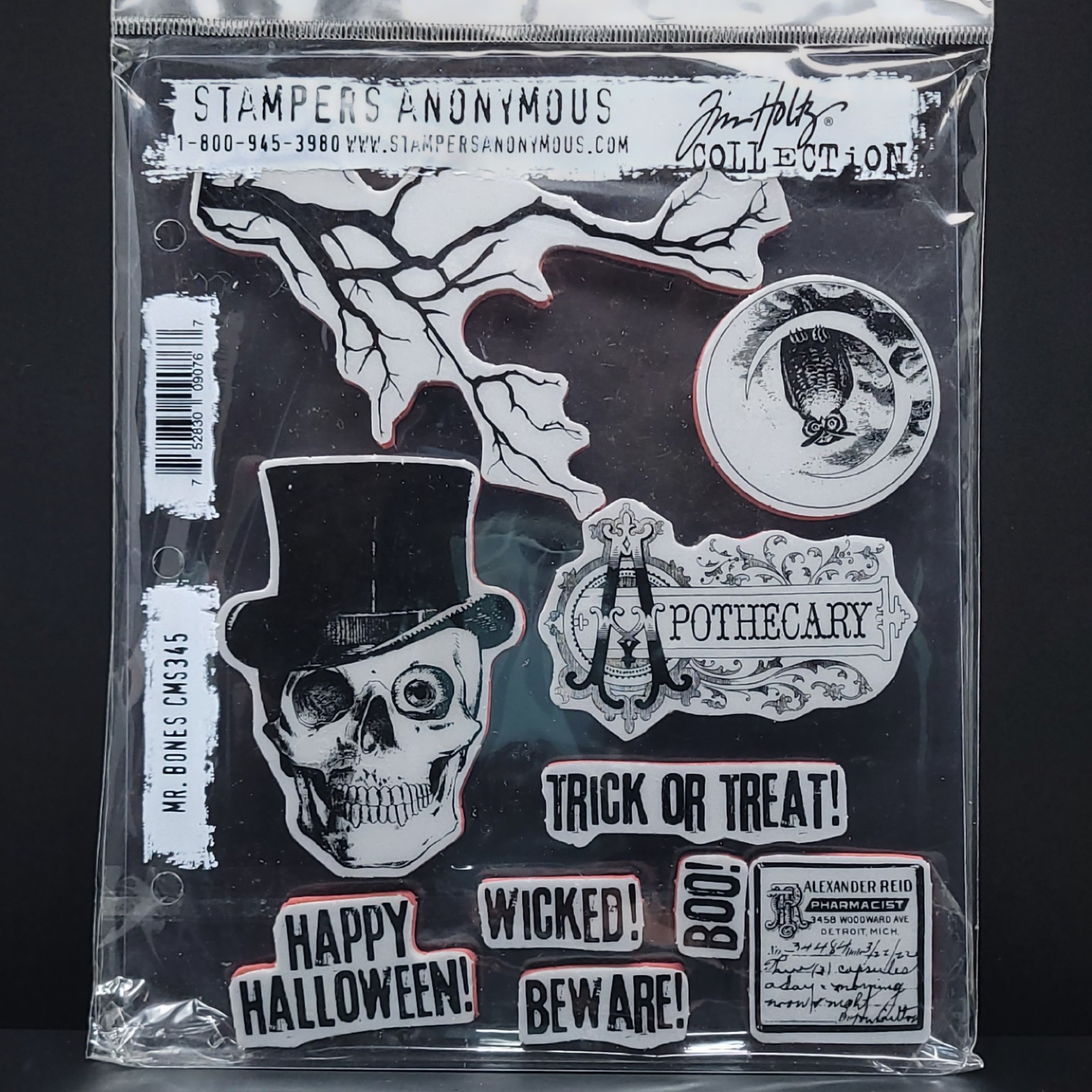 You Choose Tim Holtz Stampers Anonymous Cling Rubber Stamp & Clear Stamp Sets