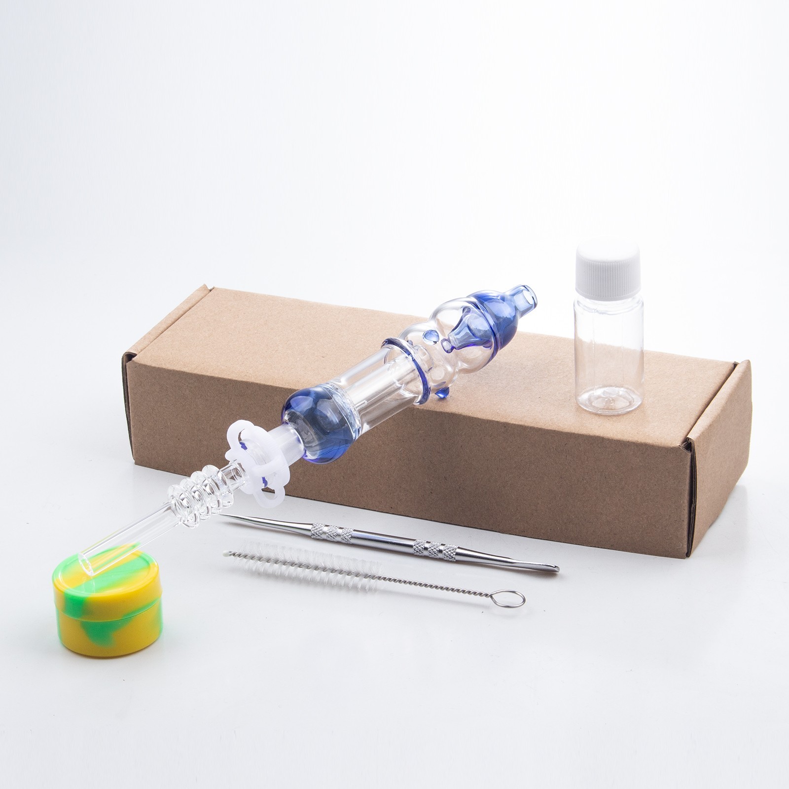 Spill-Proof Glass Smoking Pipes Collectable With Glass Water Pipe 10mm Quartz