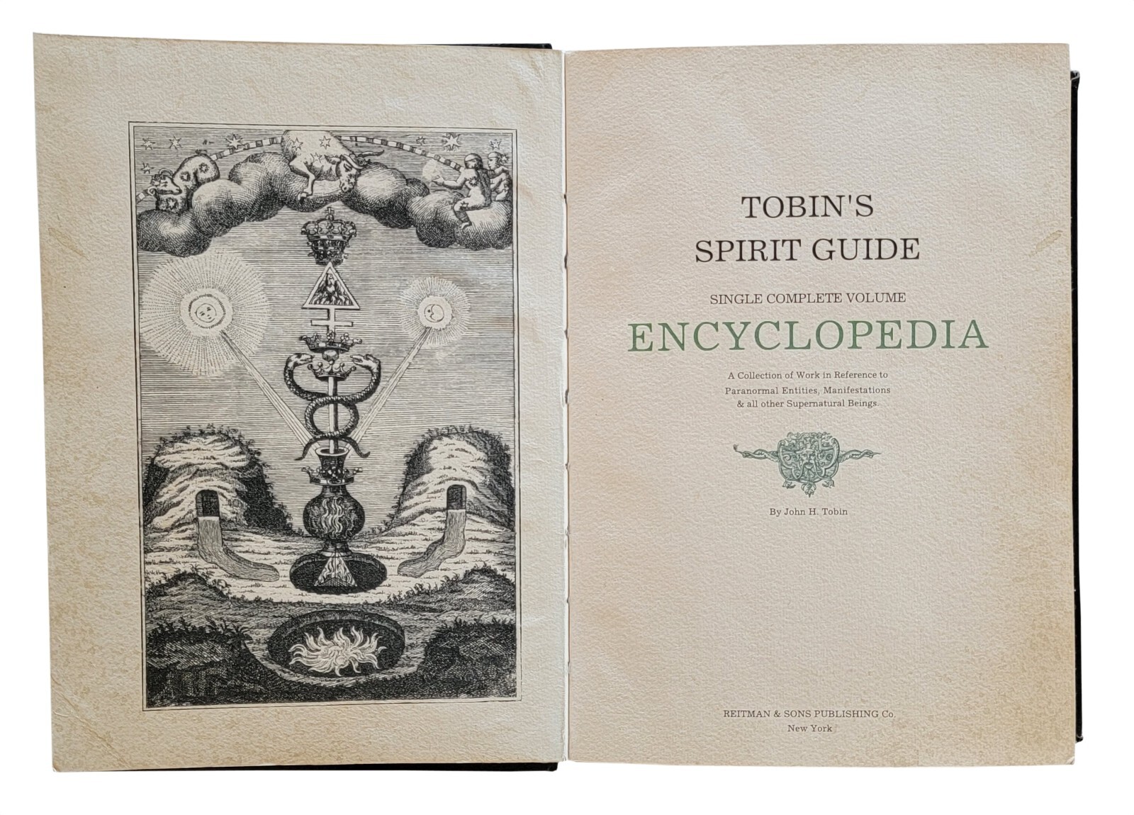Tobin's Spirit Guide paranormal book prop