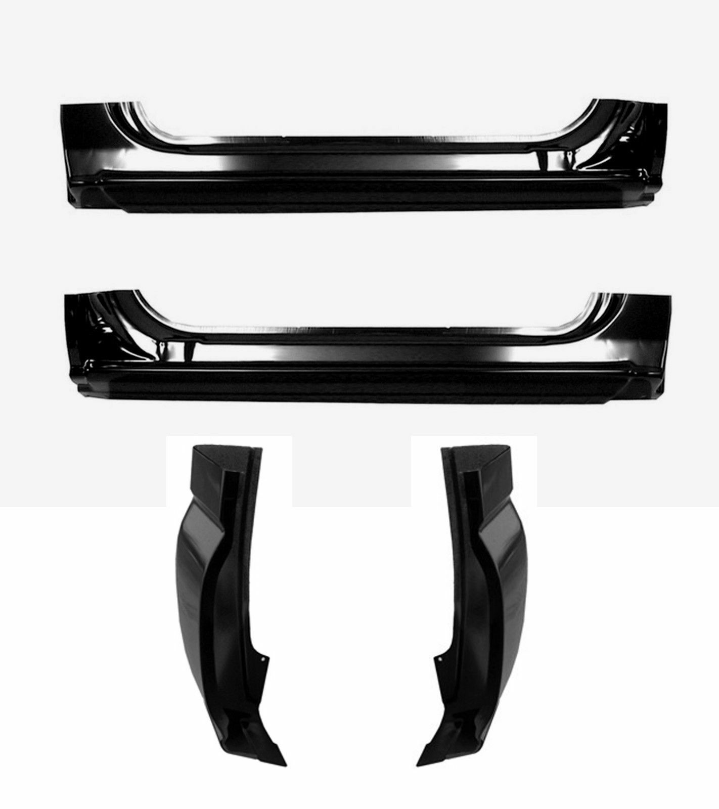 1999-2006 Silverado Sierra Standard Cab Outer Rocker Panels And Cab Corners Pair