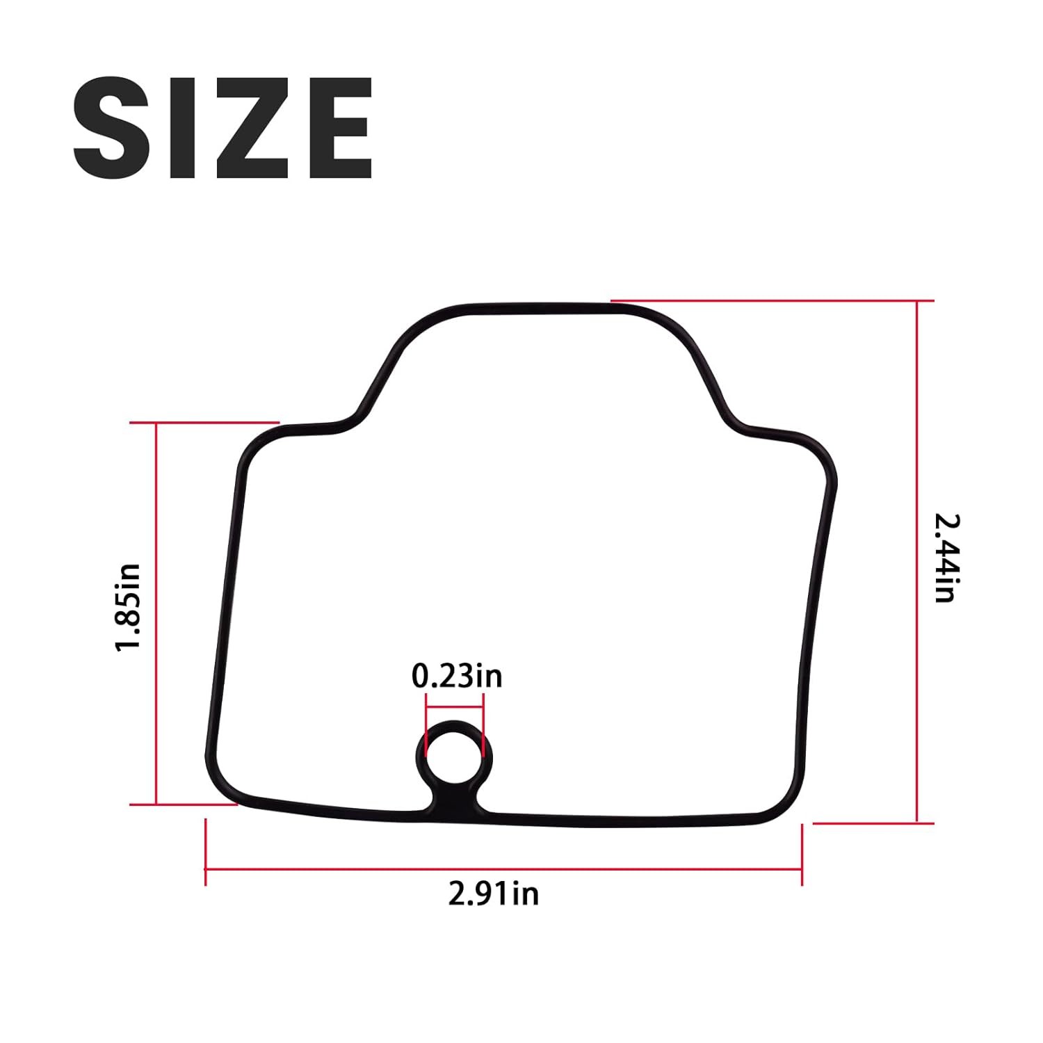 404161961 Carburetor Float Bowl O-Ring Gaskets For Ski-Doo MXZ GTX GSX Renegade