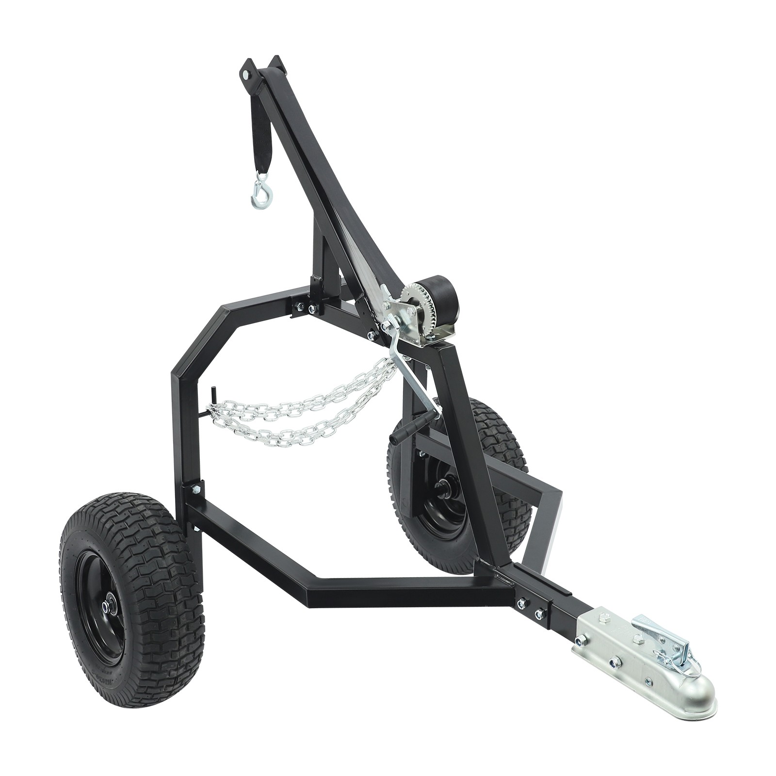 Heavy Log Skidder Logging Trailer Transporting Cart Trolley Log Skidding Cart