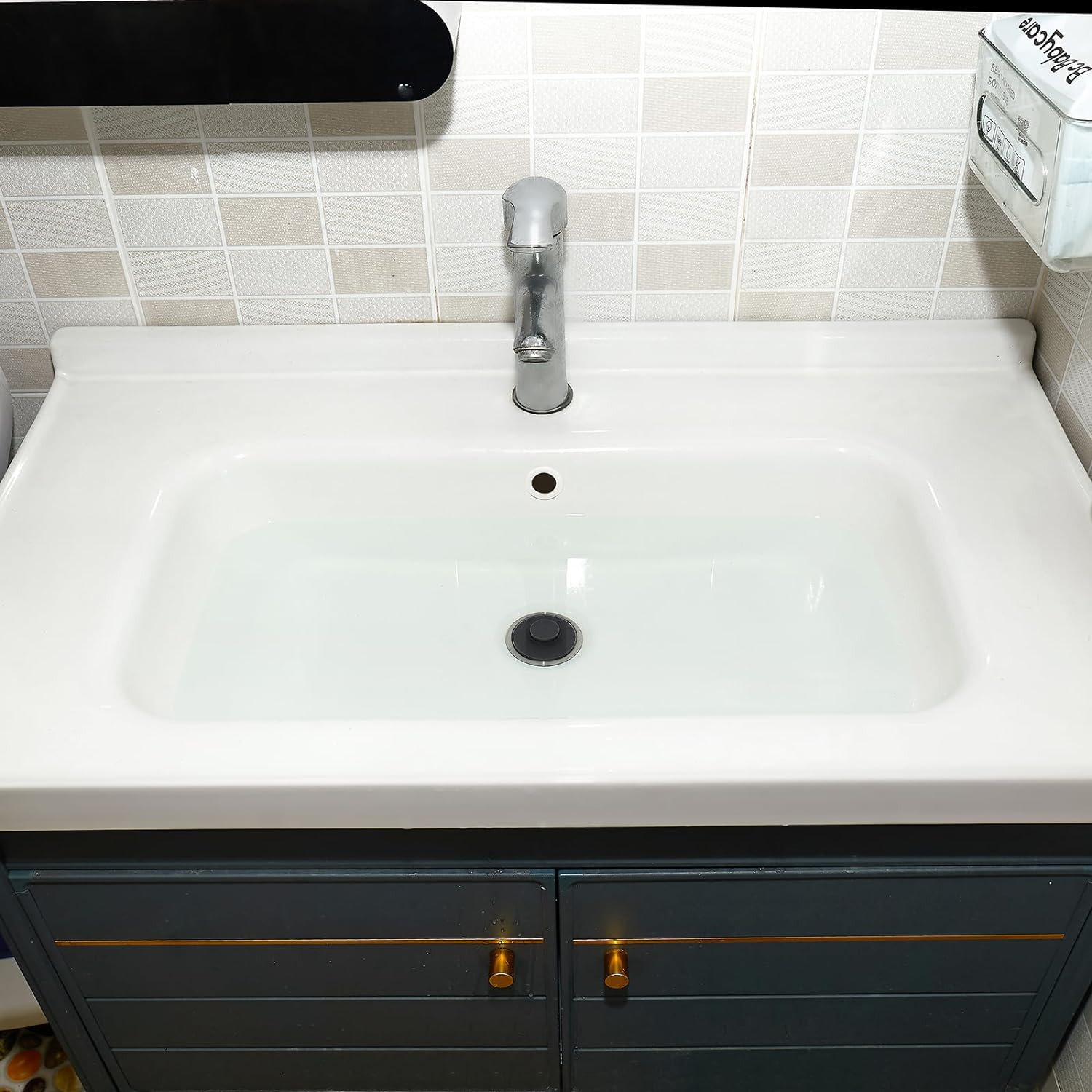 Bathtub Stopper 2Pcs Sink Stopper Tub Plug Bathroom Shower Drain Plug Silicone B