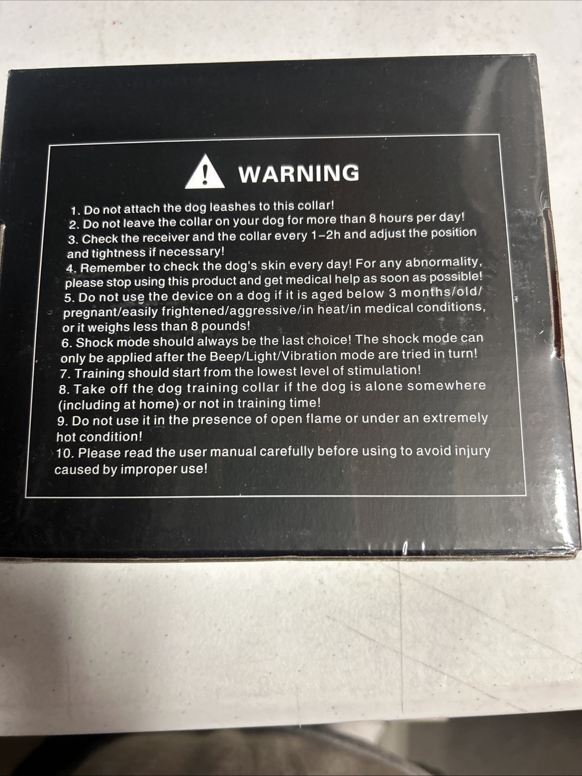 Slopehill Dog Training Collar 3 Modes IP68 Waterproof Model #880 new box Sealed