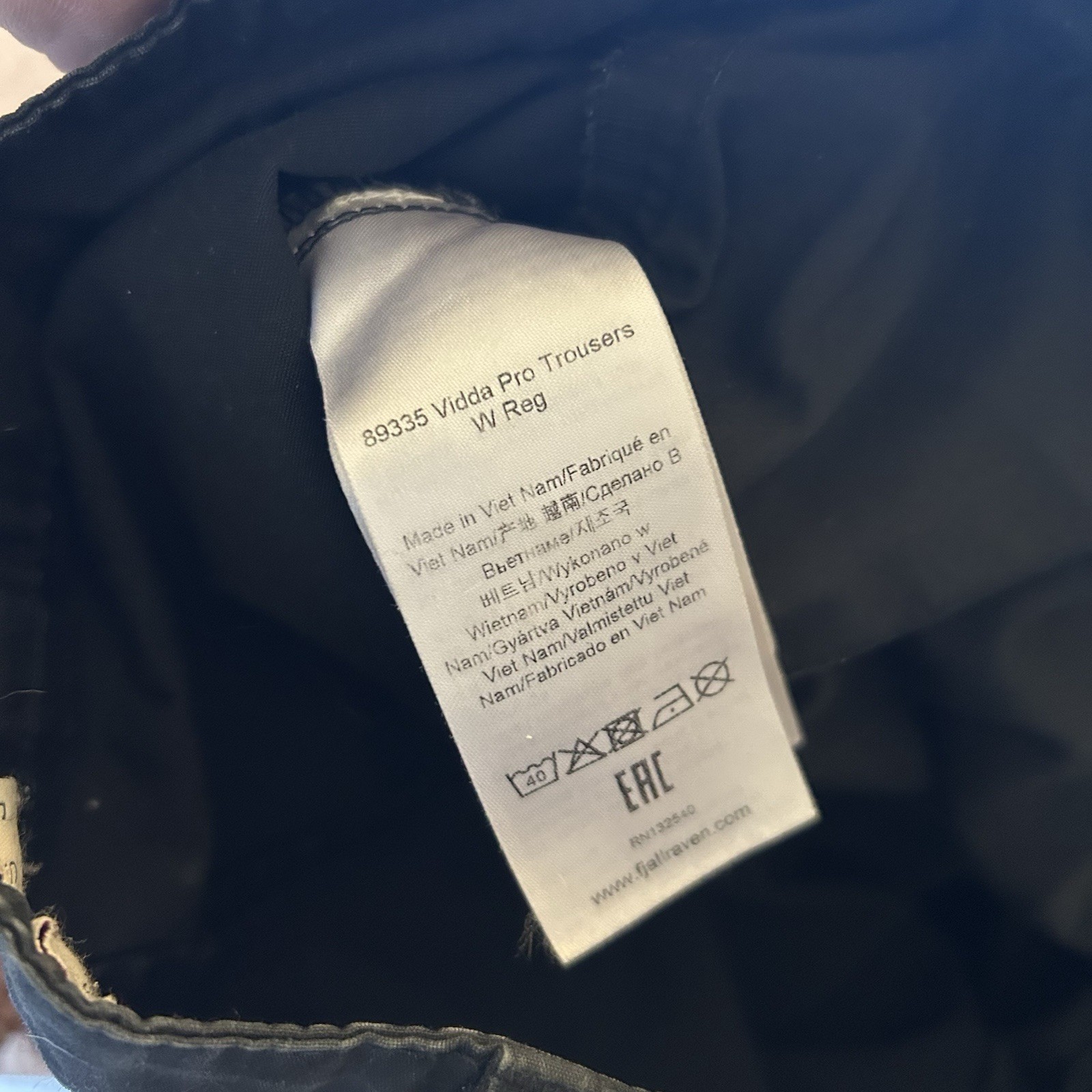 Fjallraven Vidda Pro Hiking Pants Women's Size 34