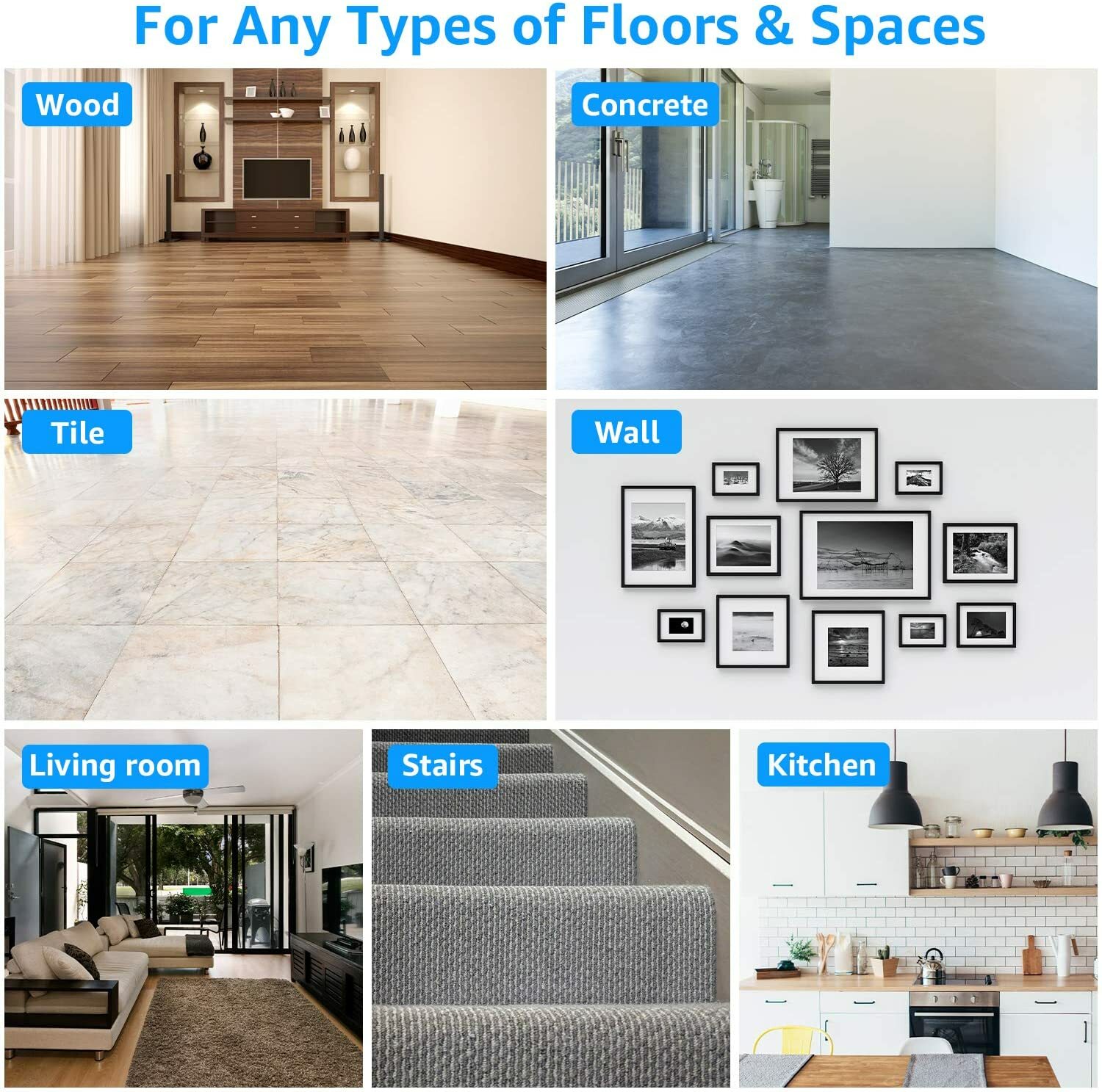 8PCS Carpet Mat Grippers Non Slip Rubber Rug Sticker Skid Tape Reusable Adhesive