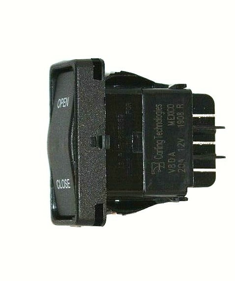Buyers part# 3014187 Dump Truck Tarp Rocker Switch,12V, Double Momentary