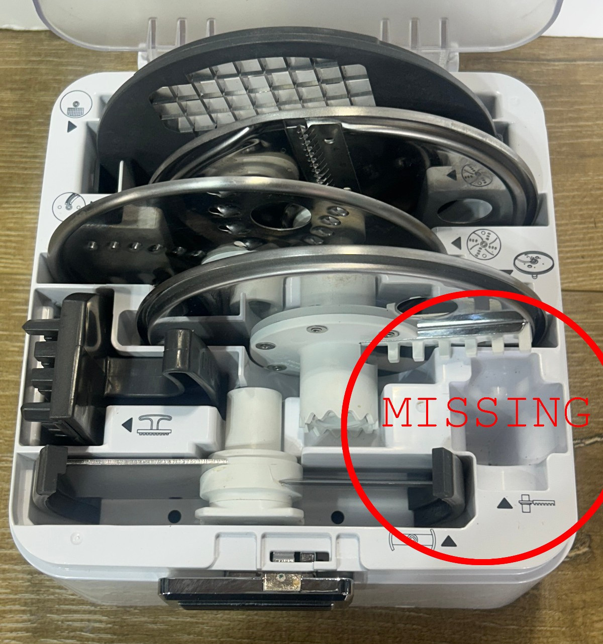 Cuisinart Blade / Disc Holder with 5 Blades