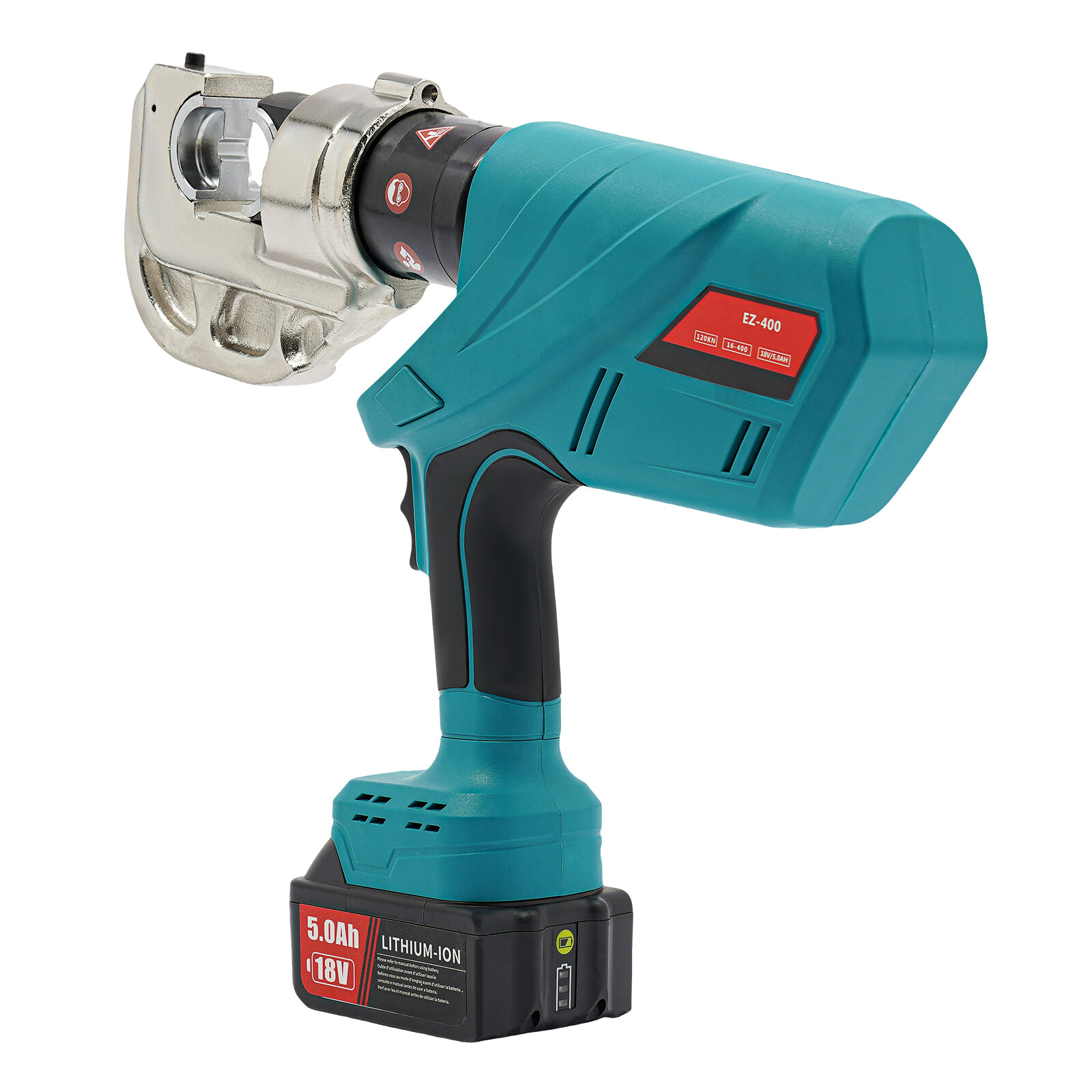 Electric Hydraulic Plier Rechargeable Battery Powered Crimping Tool 18V 10-400m㎡