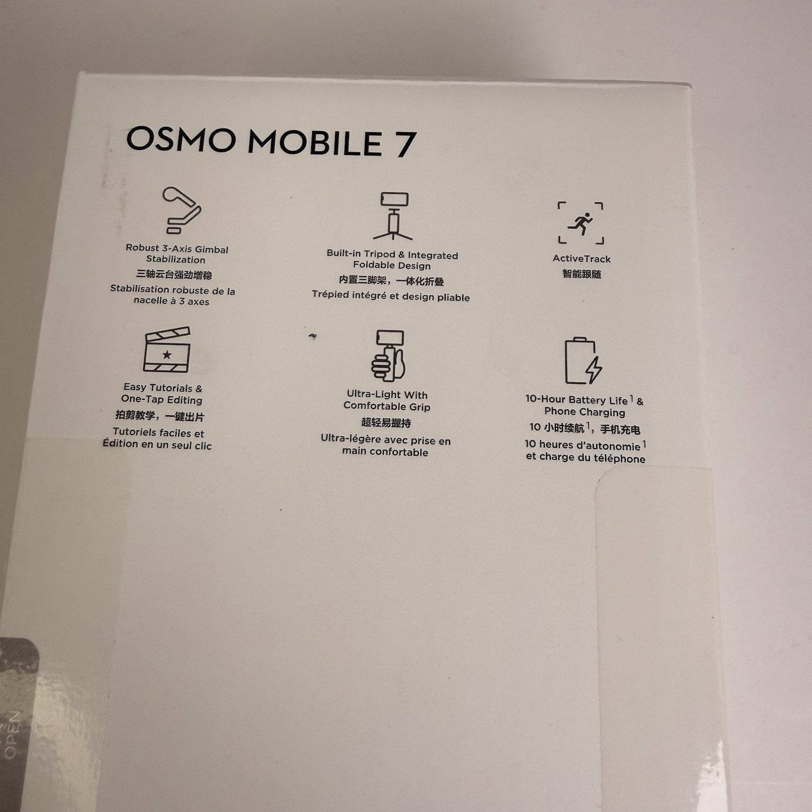 DJI Osmo Mobile 7 Smartphone Gimbal Stabilizer – Gray – Tested – w/ Box USED