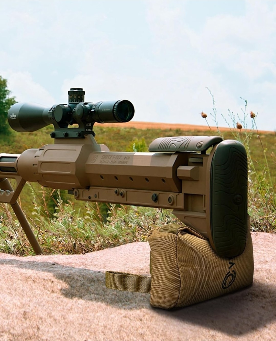 CVLIFE Shooting Rest Bag - Pre-Filled Gun Holders, Rifle for Long Khaki