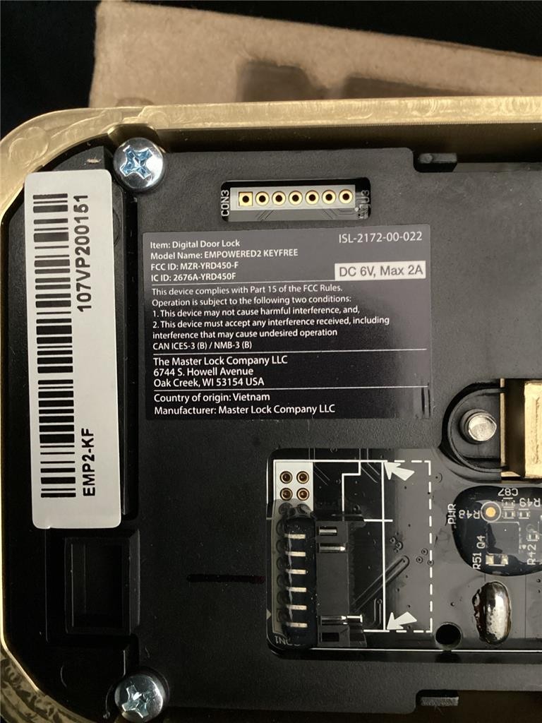 + Emtek EMPowered 2 Touch Key-Free, w/ Bluetooth-Wi-Fi & Deadbolt Satin Brass