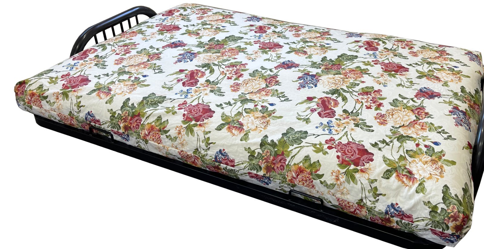Full Size Futon Cover, Mattress Protector, Bed Slipcovers, Big Roses