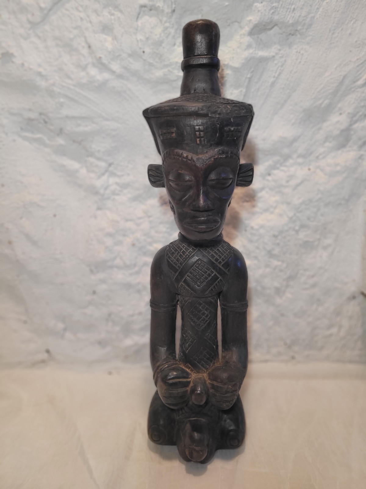 African Ndengese Yaka Tribal Male Figure Statue from the Congo