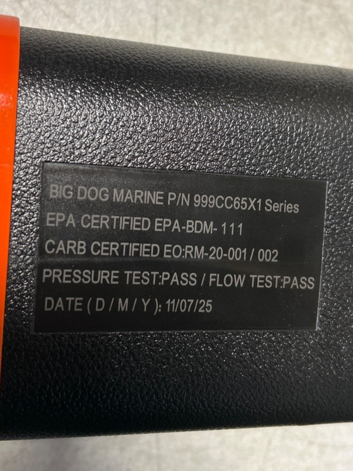 Big Dog Marine Carbon Canister 999CC65H1