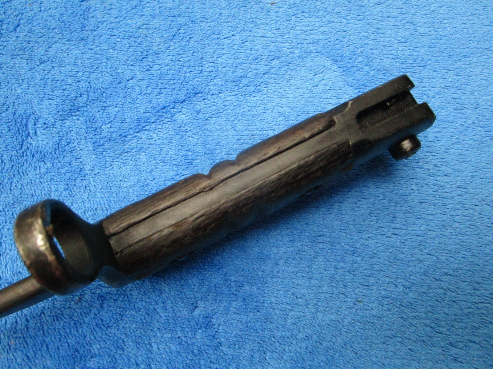 VINTAGE ORIGINAL US MADE BRITISH M1913 BAYONET AND SCABBARD MAKER REMINGTON 1917