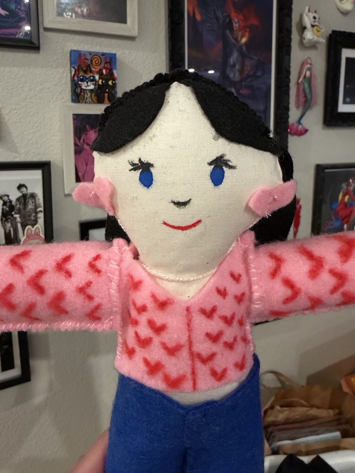 Jennifer From Jennifer’s Body Handmade Raggedy Ann Style Doll 14” Inches