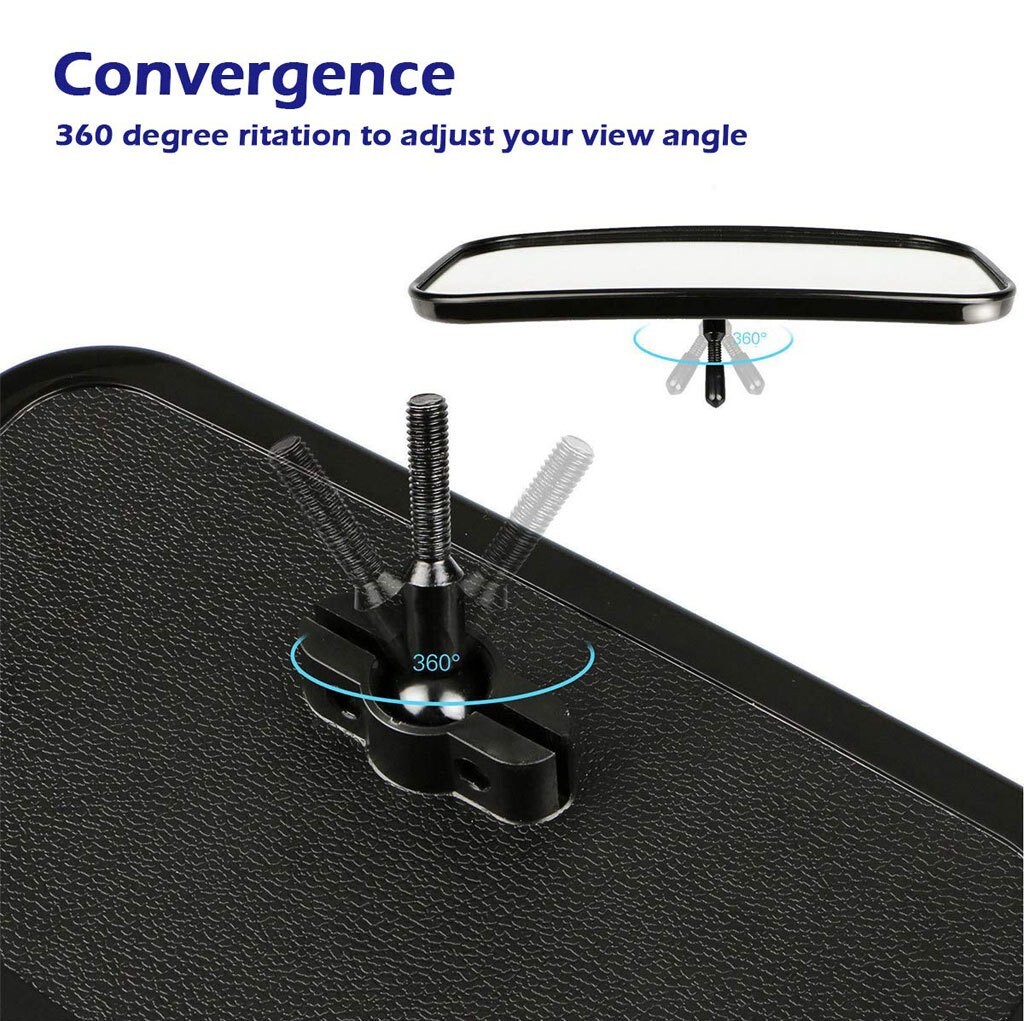 UTV Rear View Center Mirror for 1.5"-2" Polaris RZR Honda Talon Yamaha Kawasaki