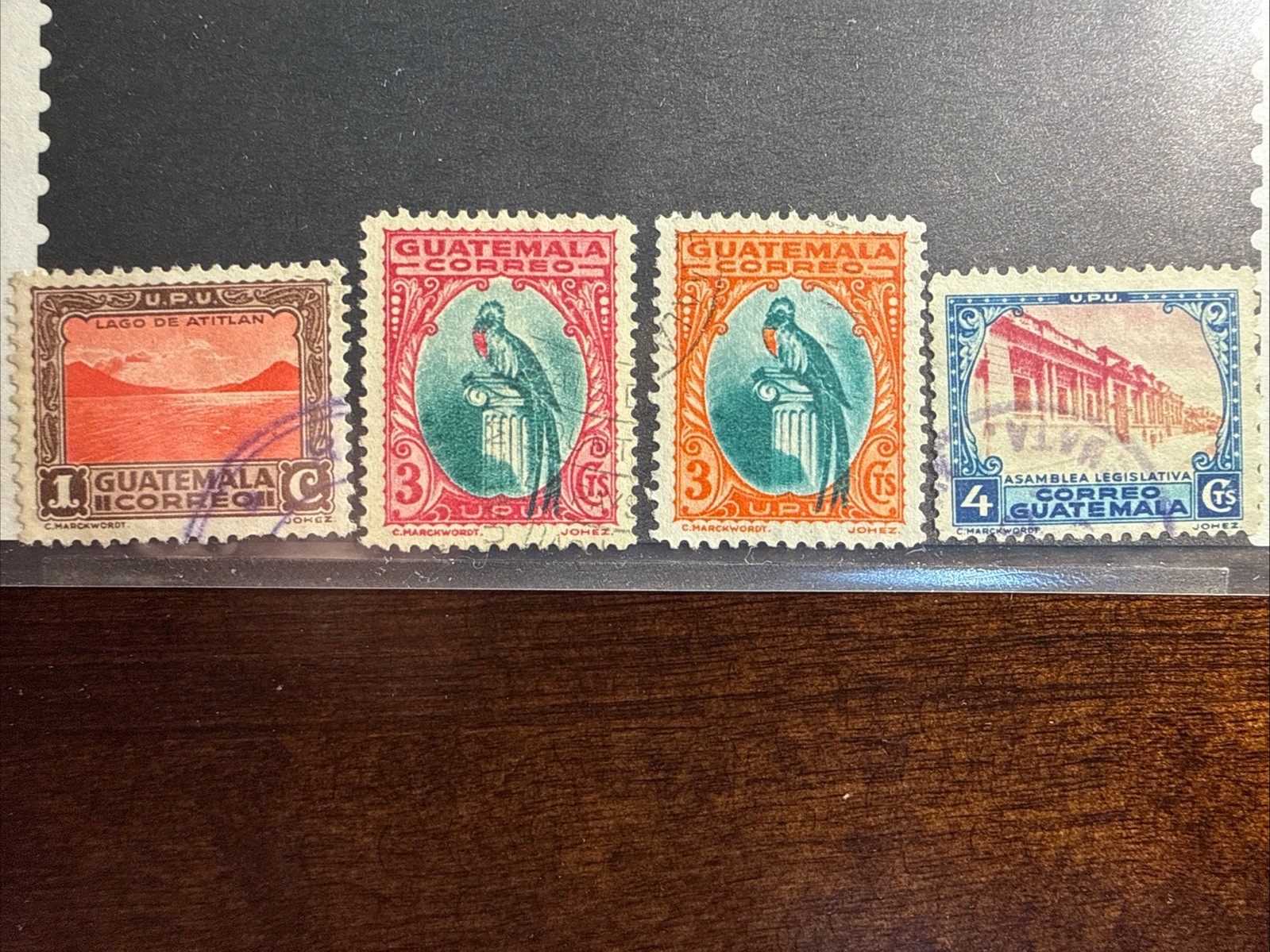 Guatemala Stamps , SC 273-276, Quetzal, 1935, used