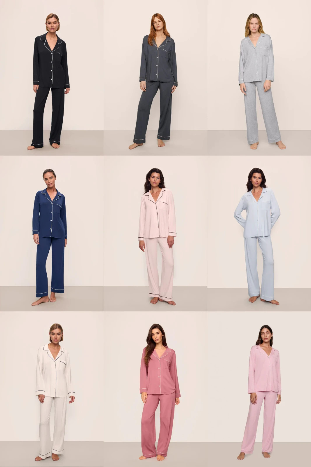 Eberjey Gisele TENCEL Modal Long PJ Set - CHOOSE COLOR - CHOOSE SIZE - BRAND NEW