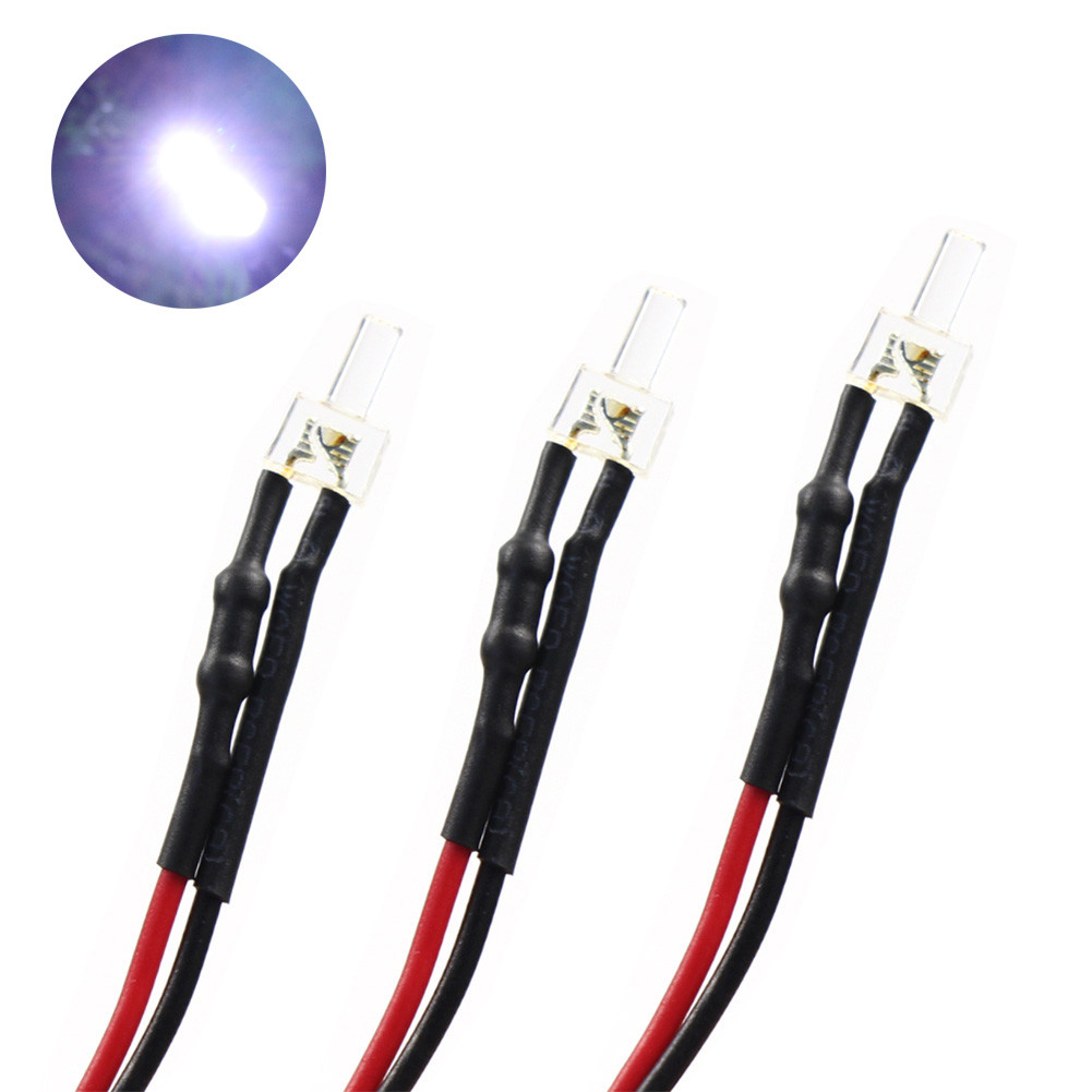 20pcs Pre-wired Resistor 26awg 20cm Wire Bright White 2mm LED Lamp Light 12V