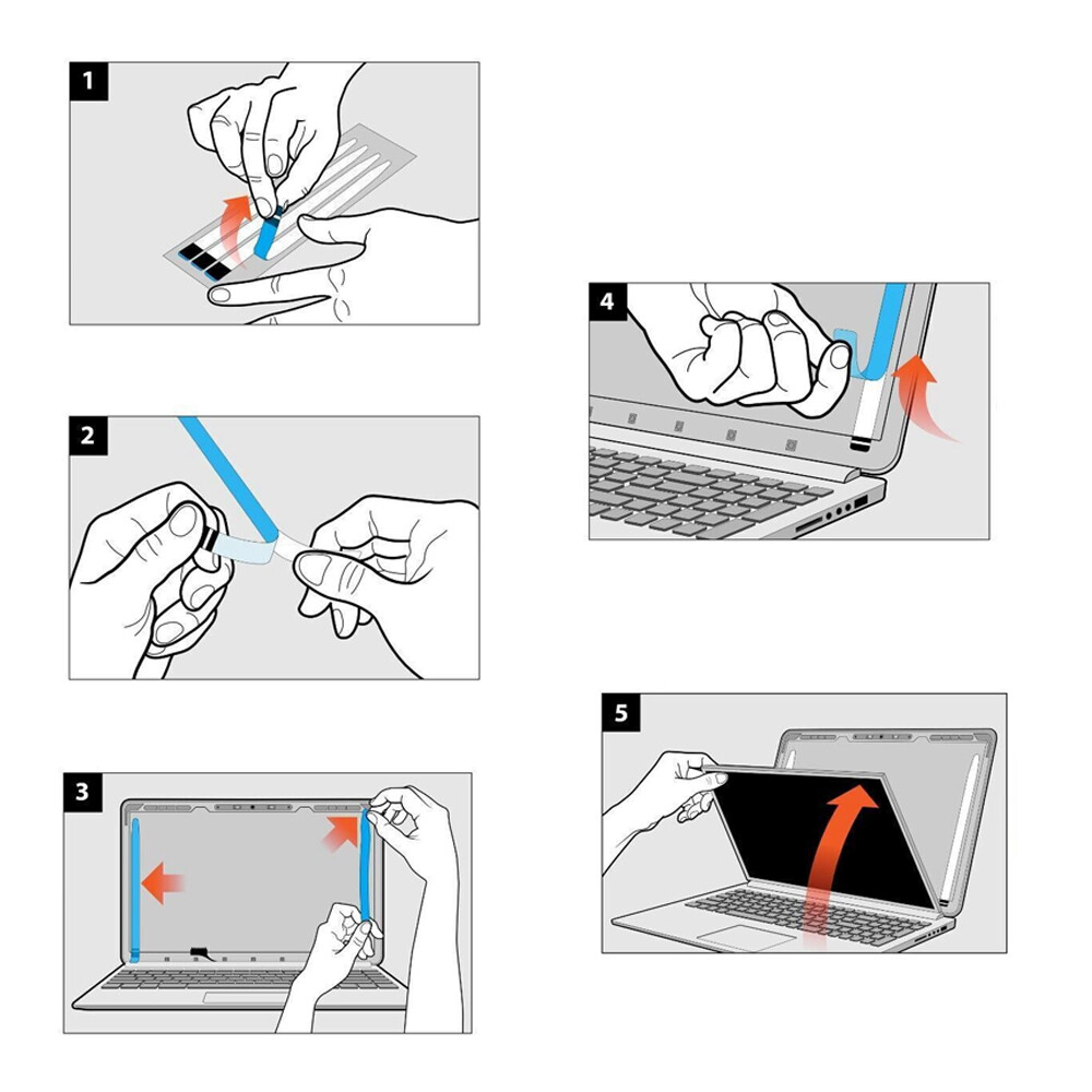 Laptop Screen Display Adhesive Strips Tapes Sticky Double-Sided Easy Pull Tape