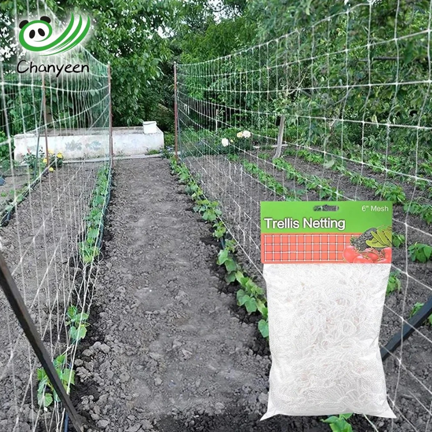 100pcs Garden Trellis Netting Heavy-Duty Plant Support for Climbing Vines - NEW