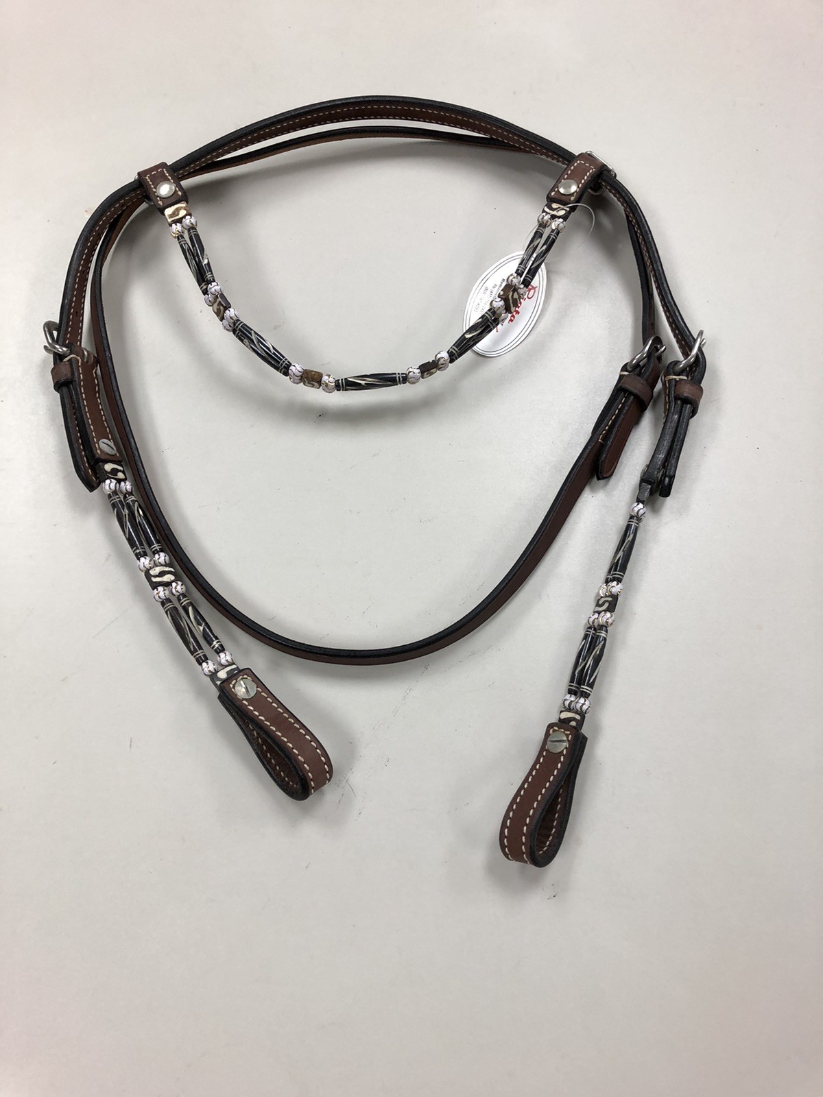Riata Leather Headstall Breast Collar Set