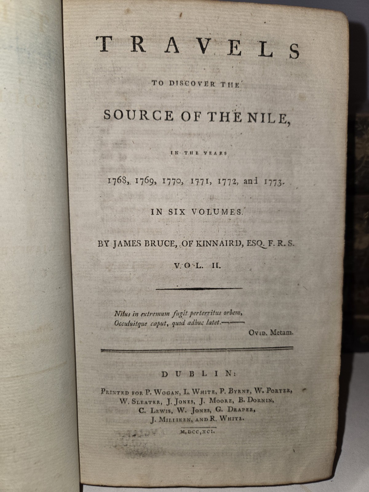 Bruce's TRAVELS TO DISCOVER THE SOURCE OF THE NILE 1768-1773 1st Complete Set
