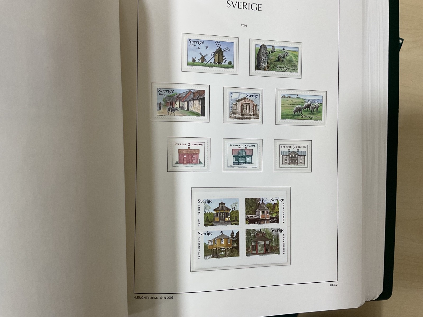 Sweden stamps. 2002 - 2008. MNH. Kabe album. G/206*