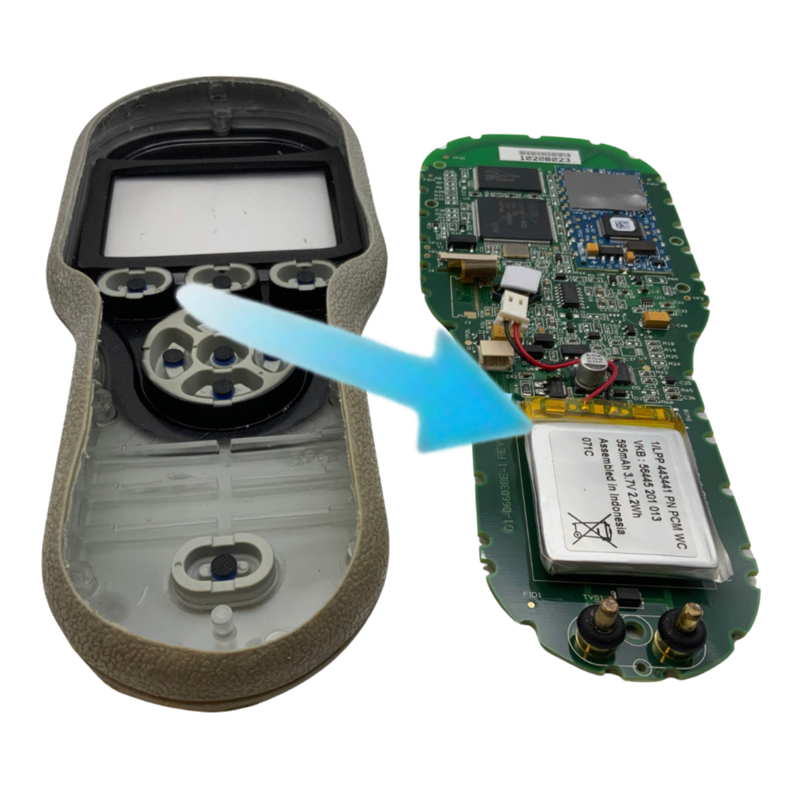 Battery Replacement KIT For Hayward AQL2-POD AquaPod Wireless Remote Control