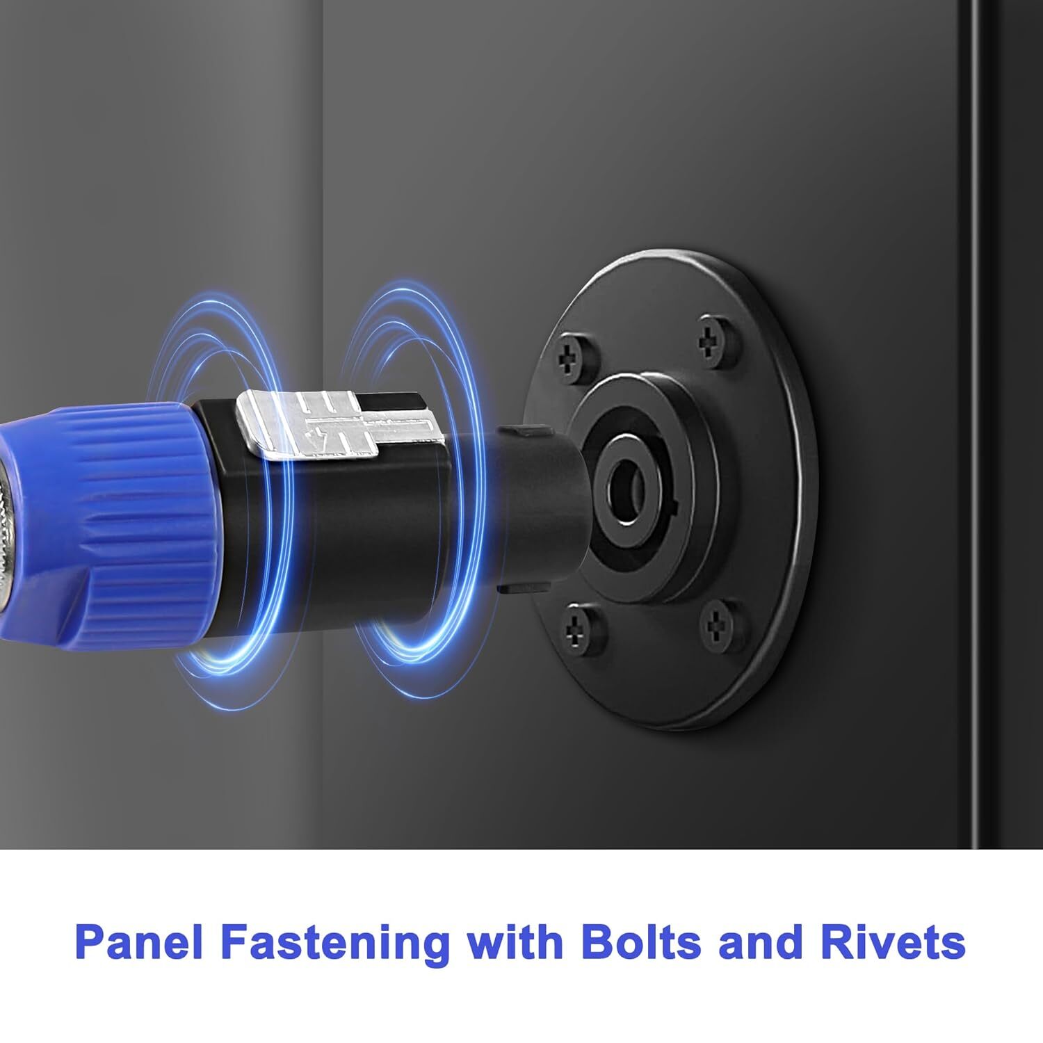 2PCS Speakon to 1/4" Inch Connector Plug Pro Speak-On Male to 1/4 Female Adapter