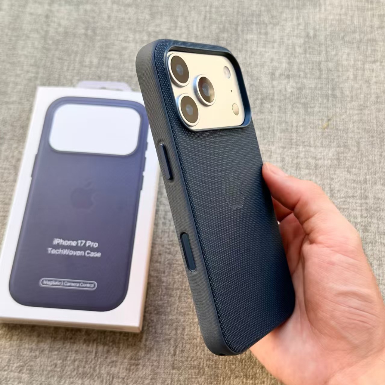 For iPhone 17 Pro Max 17 Pro Magnetic Case Original TechWoven Case Magsafe Cover