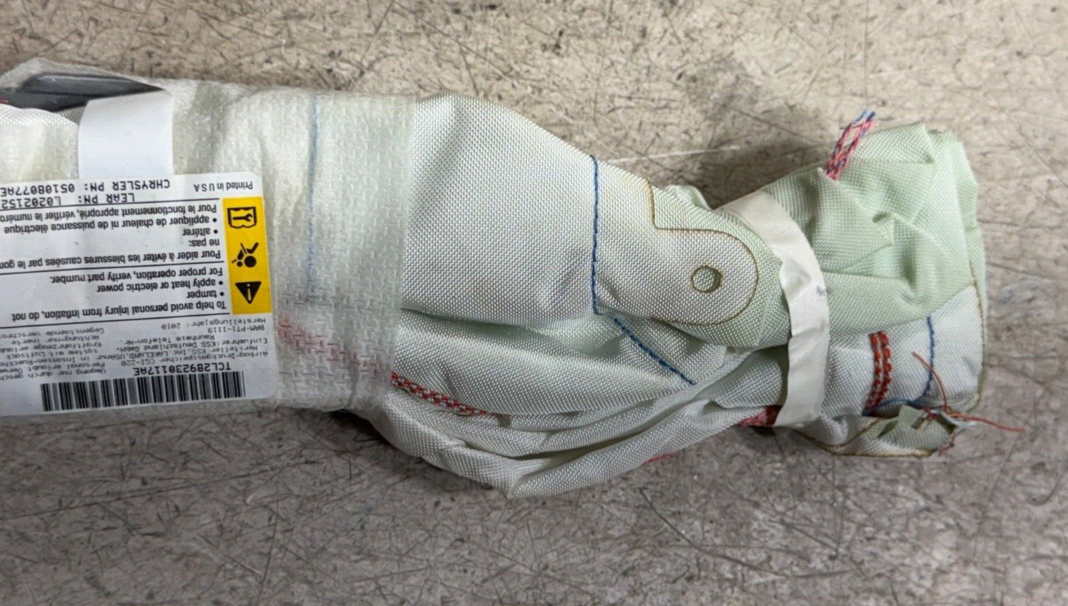 2016-2023 Dodge Challenger Charger Seat Airbag OEM Front Left Driver Seat Airbag