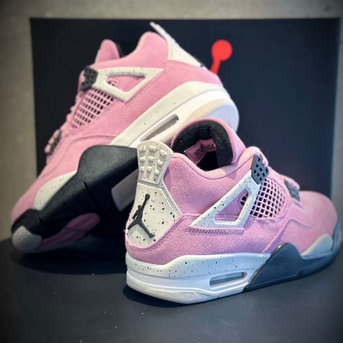 Jordan 4 'Orchid" Retro Mid Top Basketball Men's & Women's Shoes