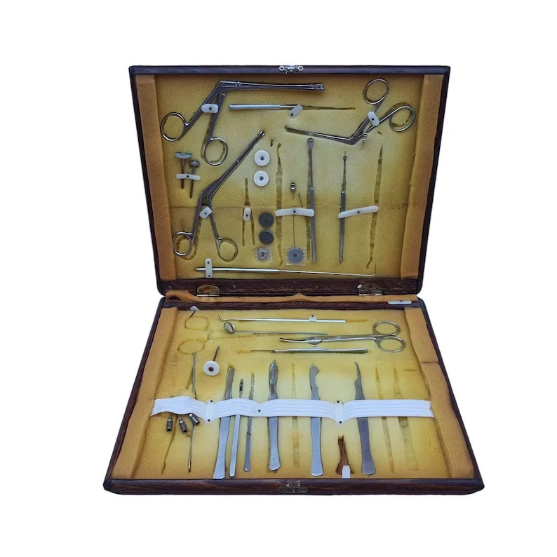 Antique Surgical Instruments Kit USSR Medical Tools Vintage Stainless Steel Set