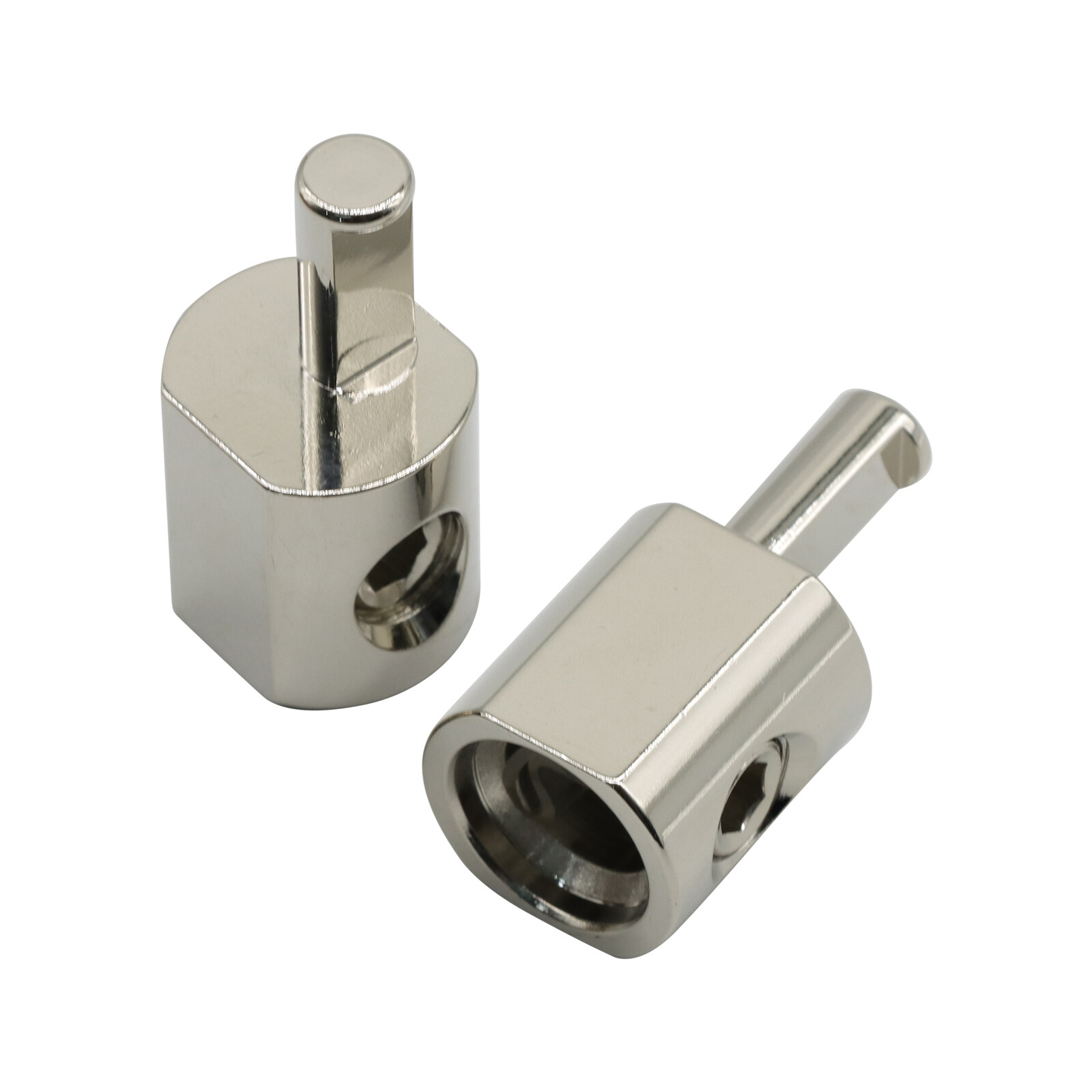 4PCS ILL Customz Offset Power and Ground 1/0 Gauge to 4 Gauge Amp Input Reducers