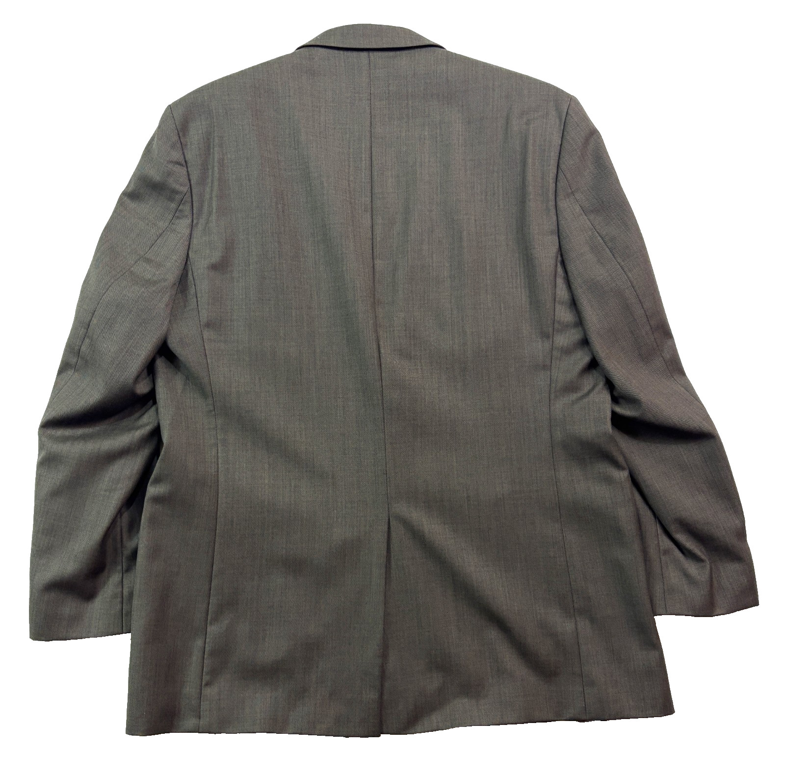 Ralph Lauren 44L 34x32 Green 2pc Pant Suit 100% Wool Pleated Cuffed Classic