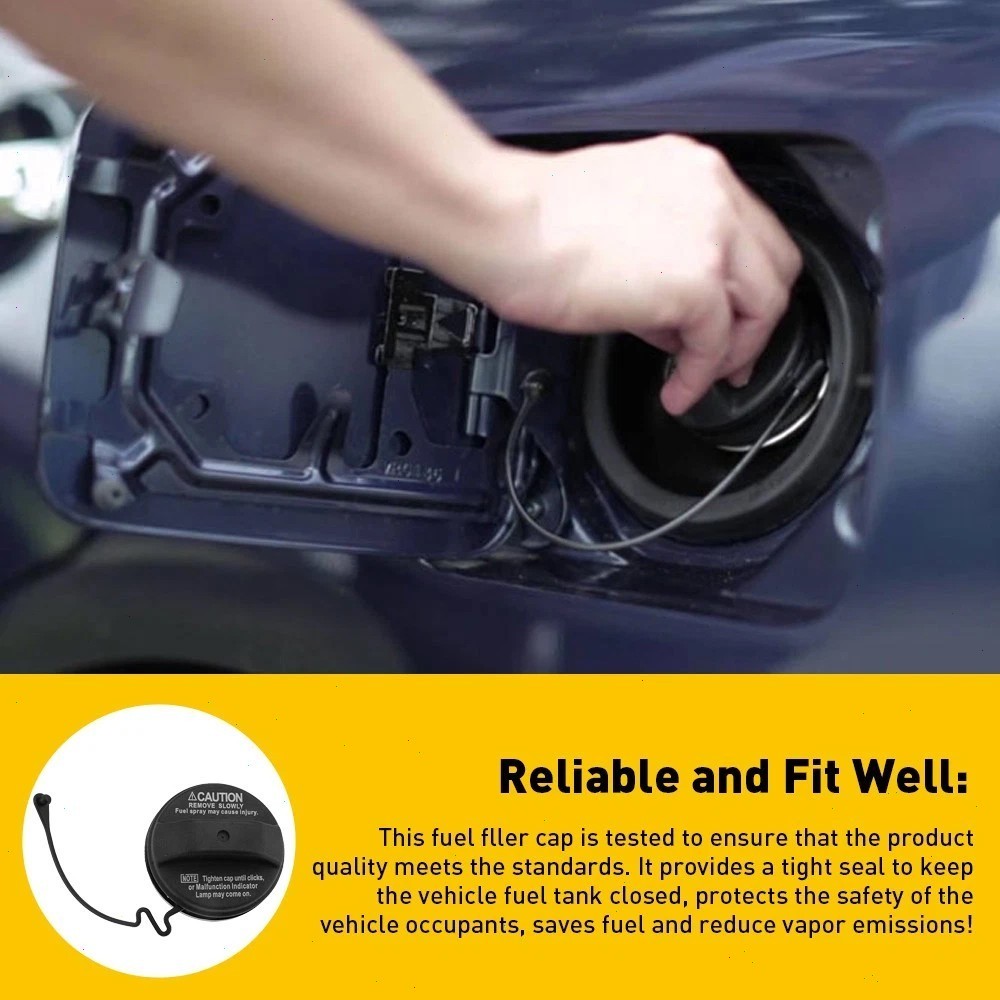 Fuel Tank Gas Cap 77300-33070, Replace 7730033070 Compatible with 4Runner Avalon